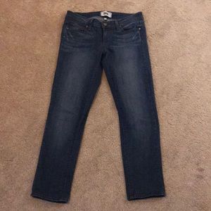 Paige crop denim